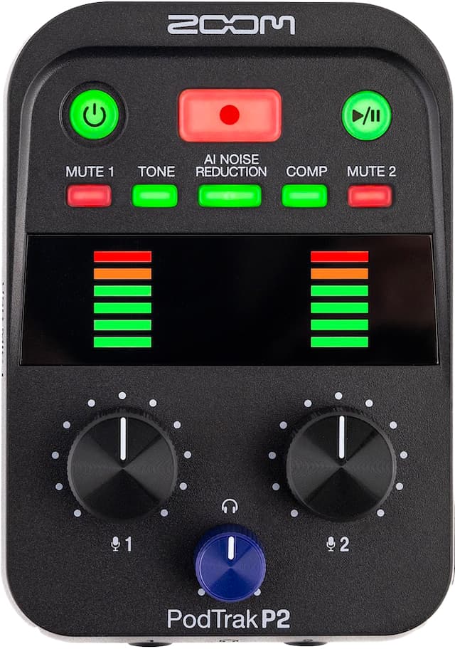 Zoom Podtrack P2 Dual USB-stemmeoptager