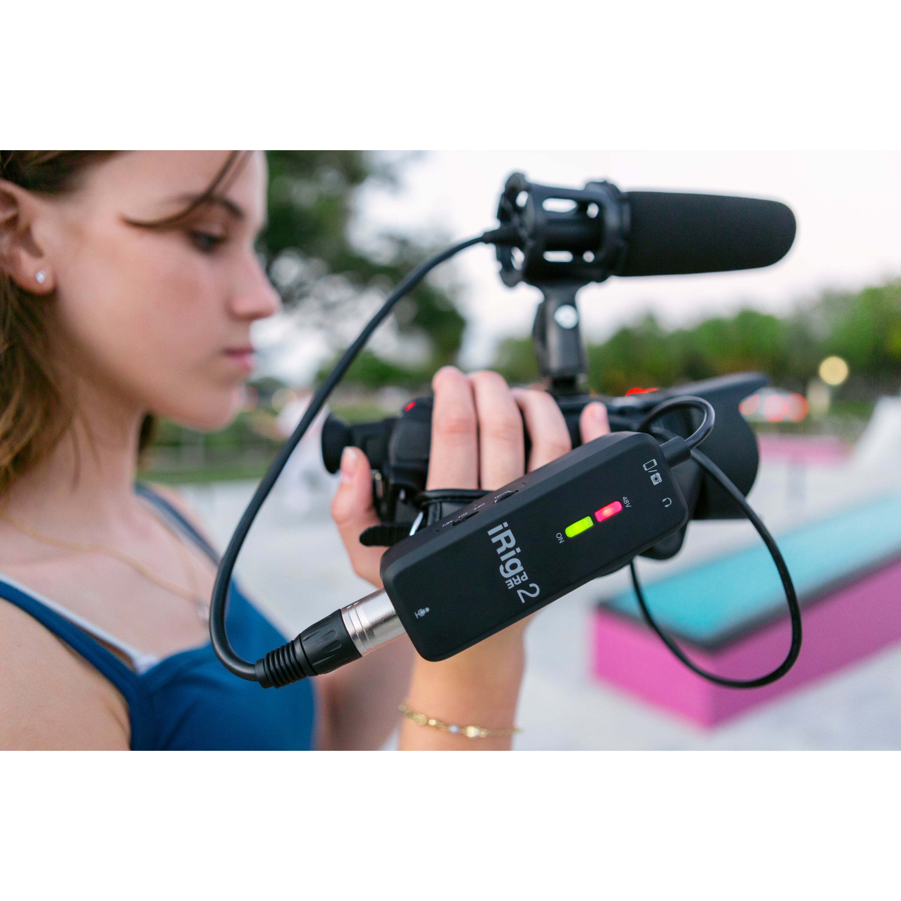 IK Multimedia iRig Pre 2 microfoon interface/preamp voor iOS en Android