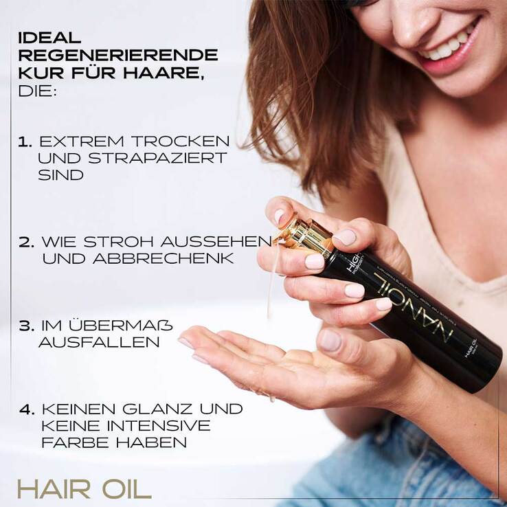 Nanoil Haaröl High Porosity Hair, 100 ml