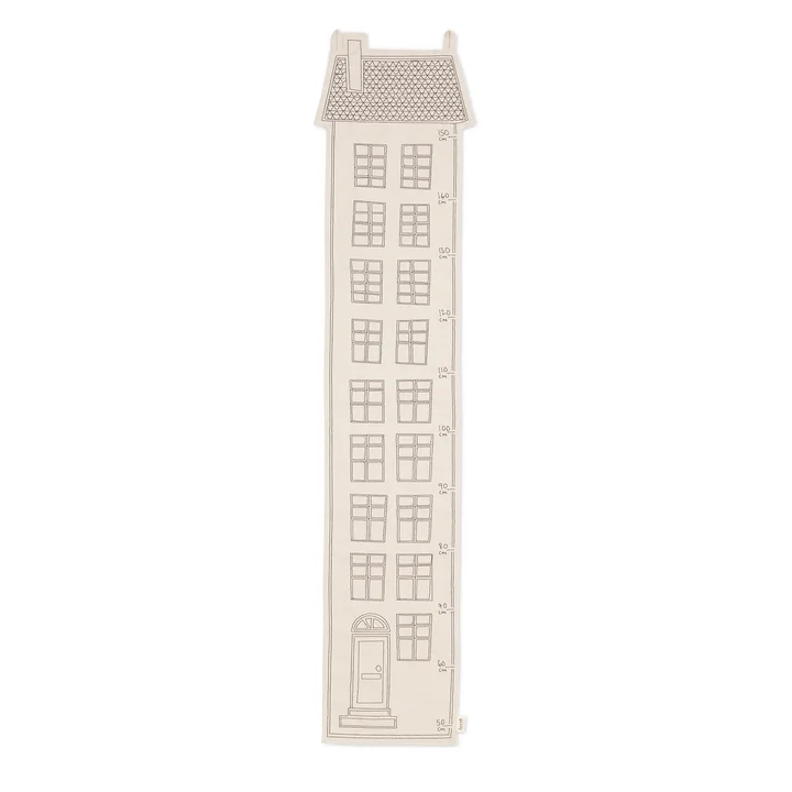 Ferm Living - Abode Growth Chart, undyed off white