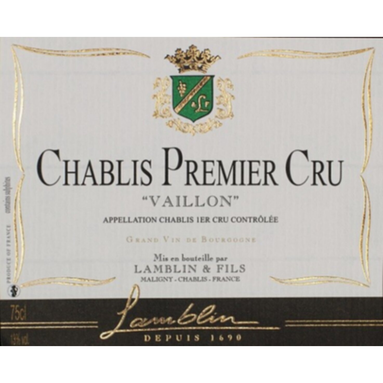 Chablis 1er Cru Vaillons 6x 75cl -6x 75cl
