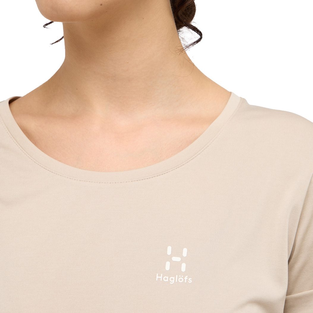 Haglöfs Ridge Hike T-Shirt Damen chalk beige