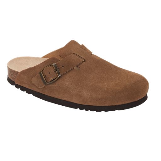 Scholl Fae Suede Clogs, Taupe, 40