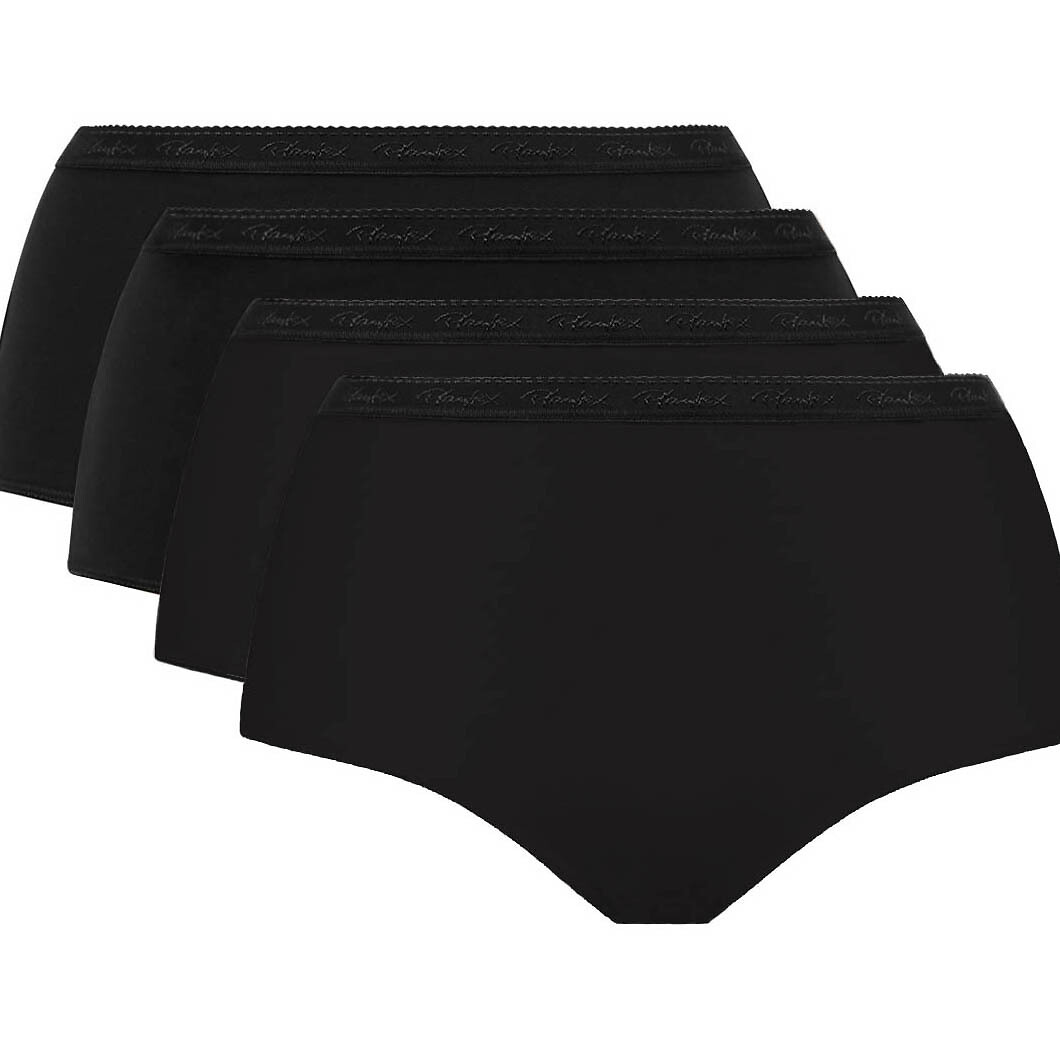 PLAYTEX<br>Conjunto de 4 calcinhas midi em algodão orgânico
