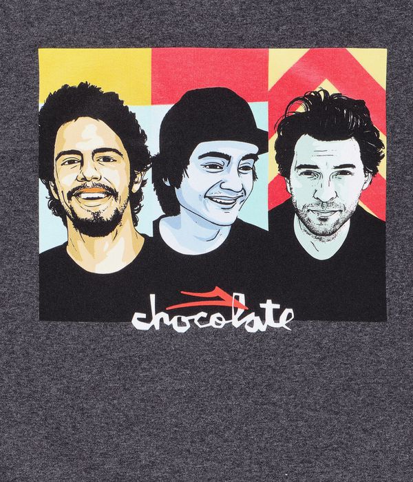 Lakai x Chocolate Portrait T-Shirt (charcoal heather)