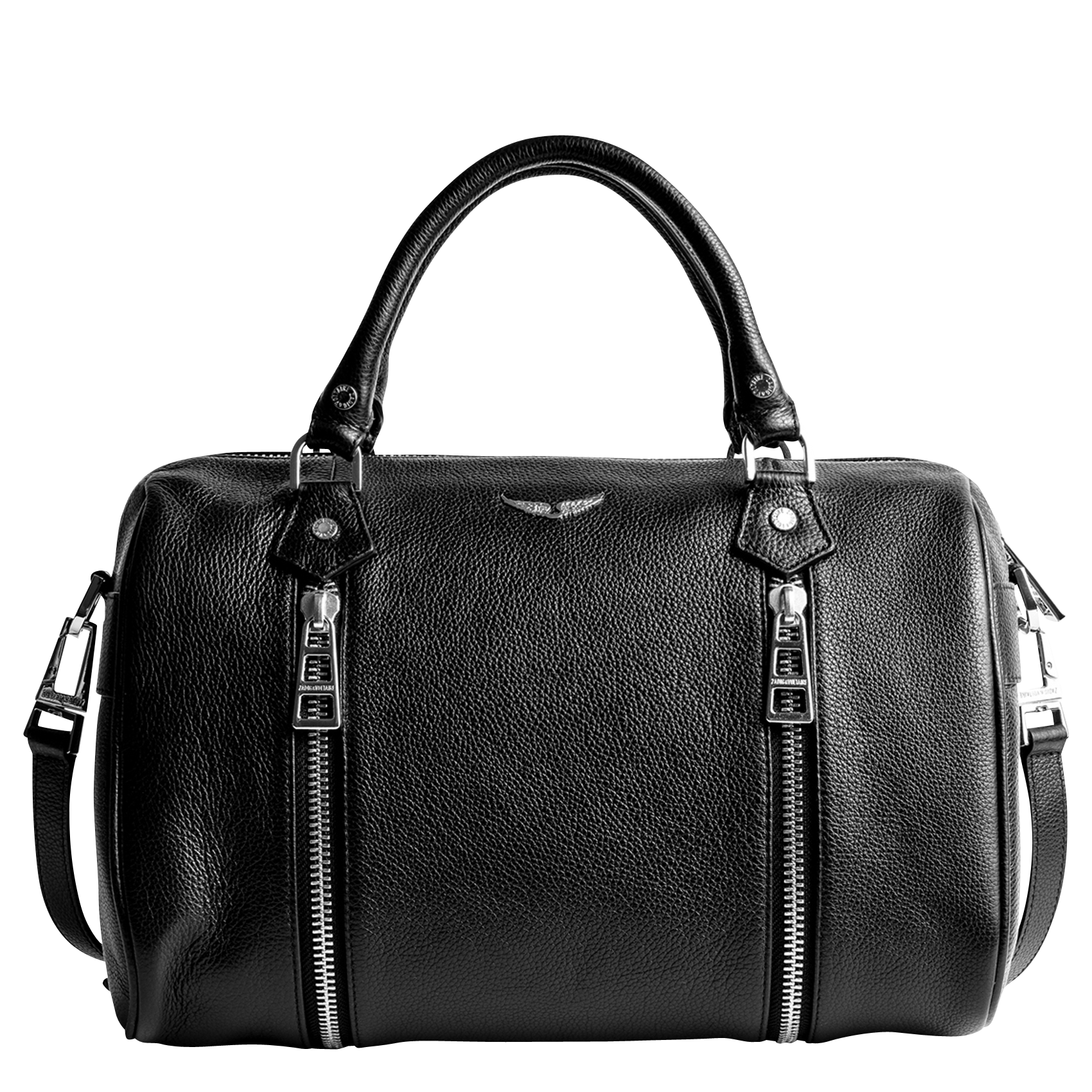 SUNNY MEDIUM - Sac bowling en cuir | Noir