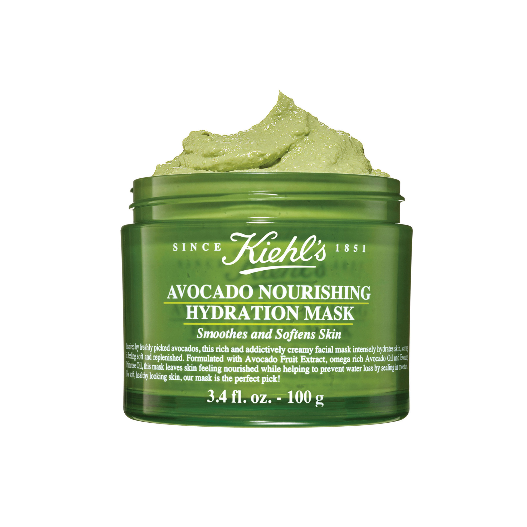 KIEHL'S Nourishing Hydration Mask with Avocado Glas 100 g