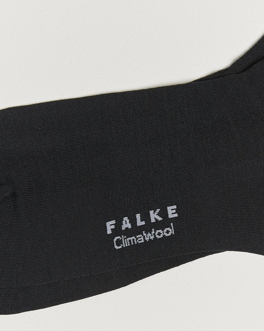 Falke Clima Wool Sock Black