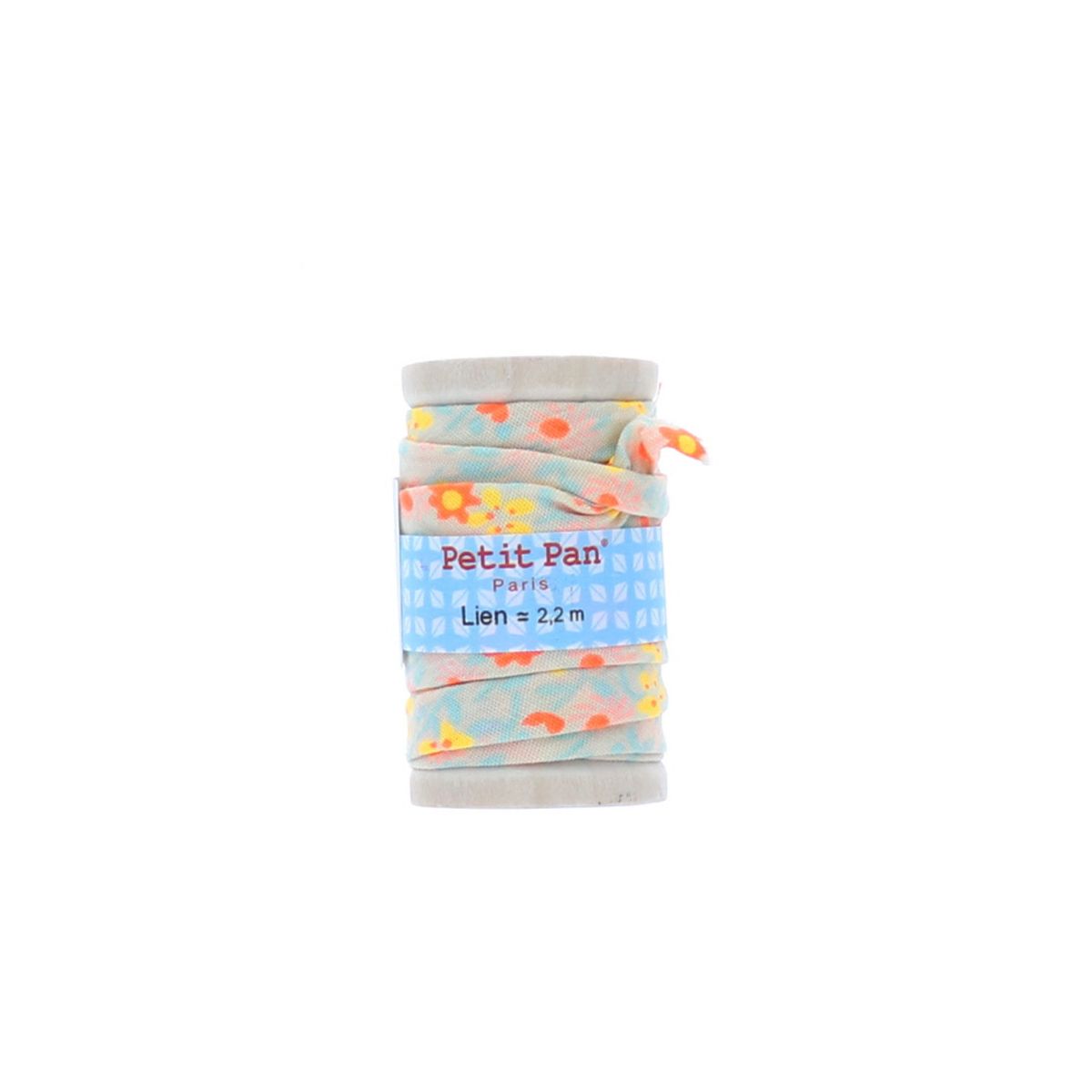 Bobine de lien 2,2m Flower Power Blanc Petit Pan