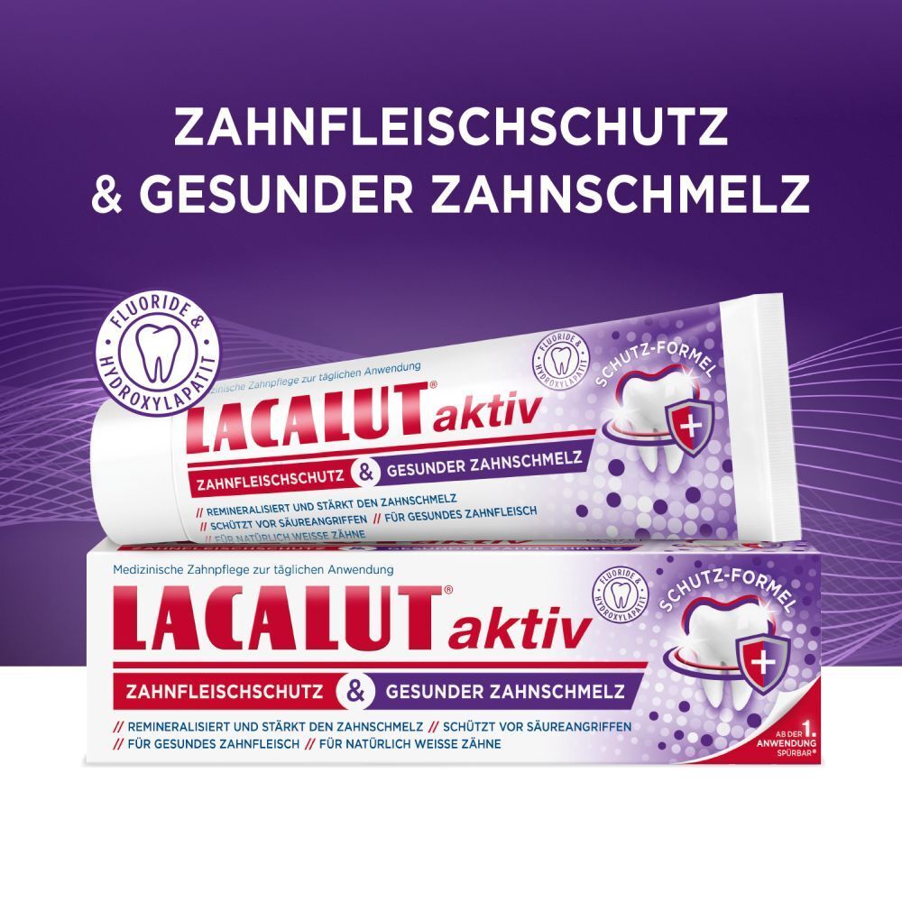 Lacalut aktiv Zahnfleischschutz & gesunder Zahnschmelz