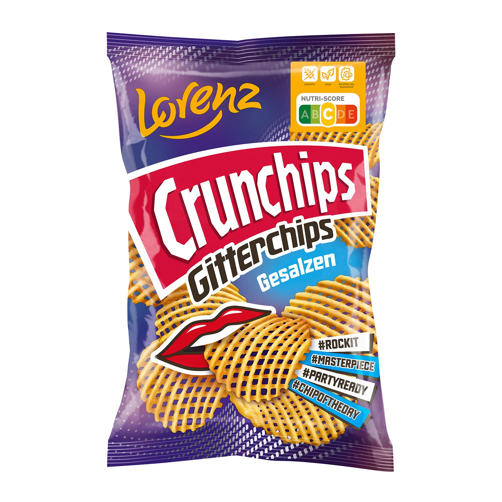 Lorenz Crunchips Gitterchips Salted