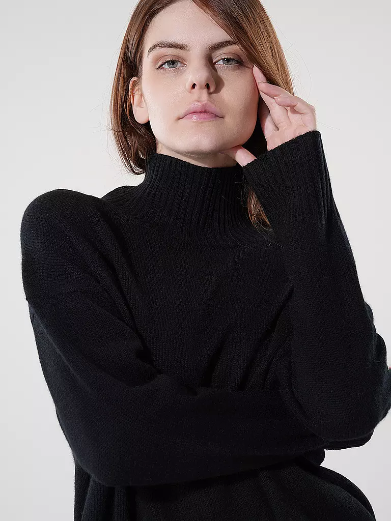 THE MERCER N.Y. Rollkragenpullover schwarz
