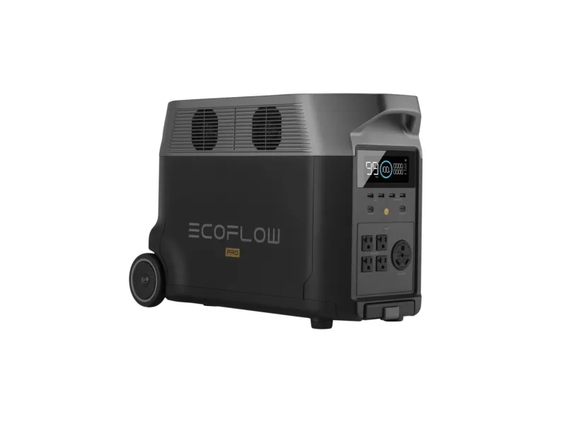 EcoFlow Delta Pro - Transportabel strømstation - AC 220-240 V - litiumjernfosfat - 3600 Wh - Wi-Fi, Bluetooth - output-stikforbindelser: 14