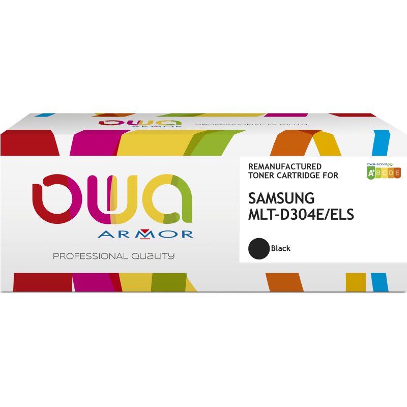 Toner remanufacturé OWA - haute capacité - Noir - pour SAMSUNG MLT-D304E/ELS
