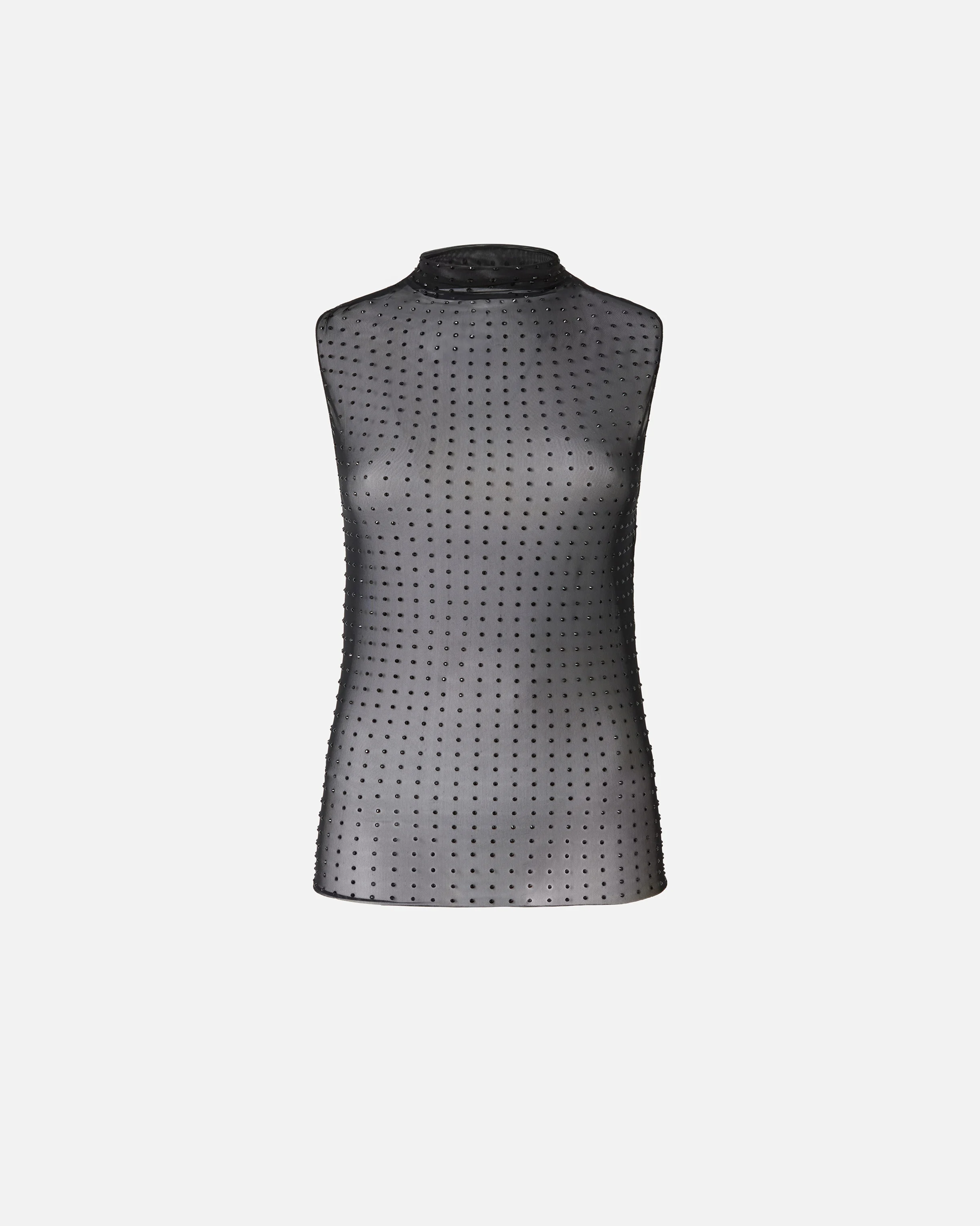Top sans manches | Noir
