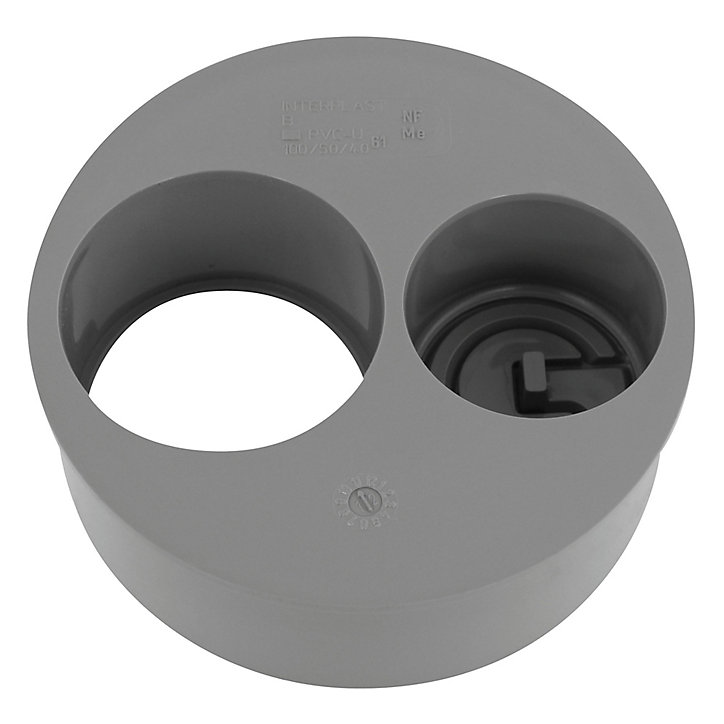 Tampon réduction double operculable ø100 / 50 / 40 mm