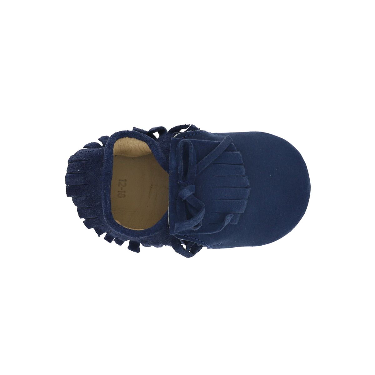 Chaussons bébé Frangette bleu