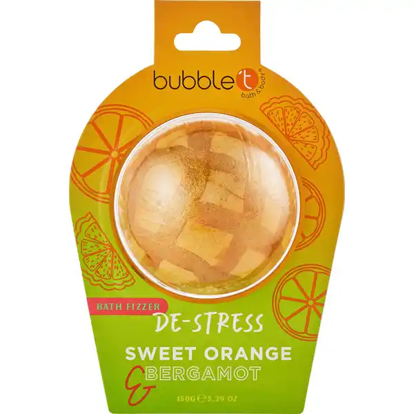 De-stress Badekugel Orange & Bergamotte