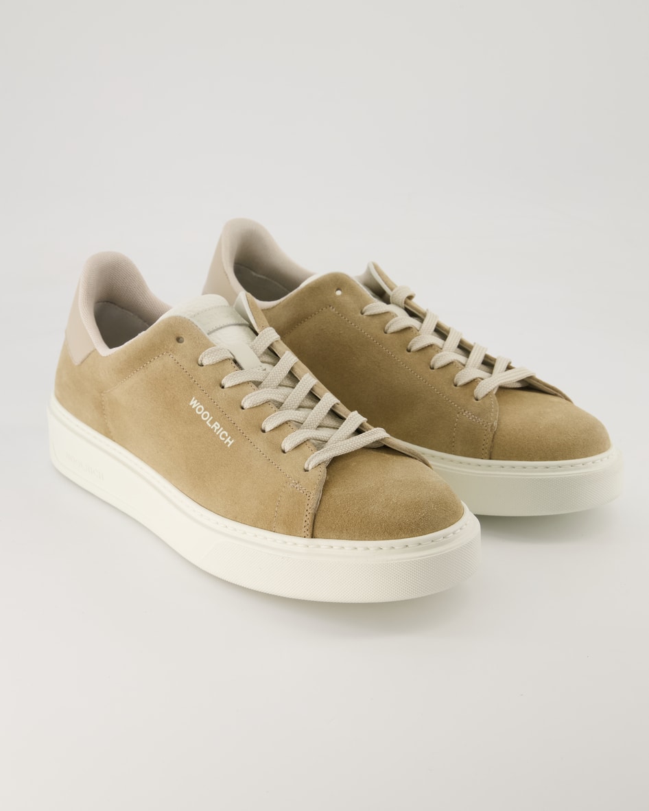Woolrich Classic Court Sneaker in Beige