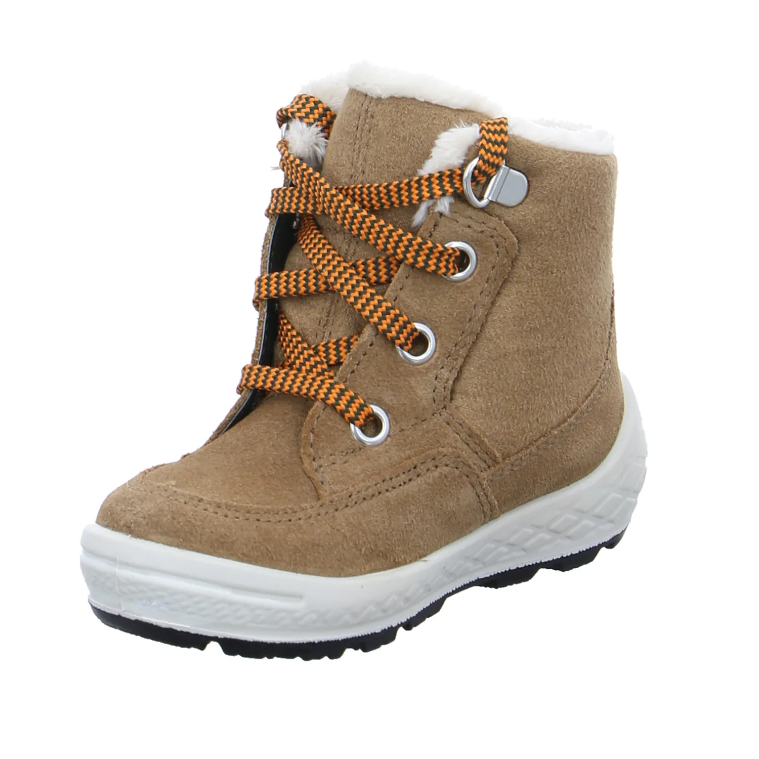 SUPERFIT Kleinkinder-Winter-Bottine Cognac Textil  Baby-Boot