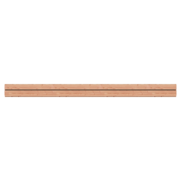 Rhombusprofiel Douglas ca. 2,8 x 14,5 cm, lengte ca. 180 cm