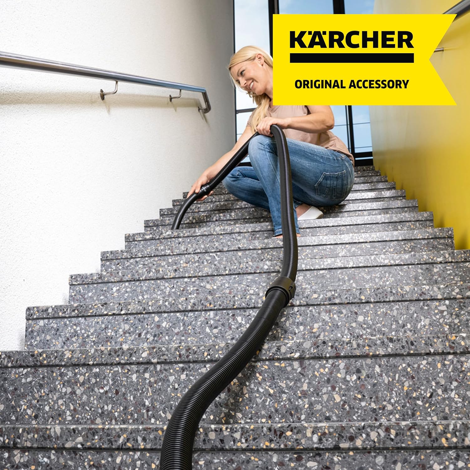 Kärcher Aspirateur Eau et Poussières WD 6 P S V-30/6/22/T, Prise de Courant, Filtre Plissé Plat, Fonction de Nettoyage, 1300 W, Cuve : 30 l et Bouchon de Vidange, Tube d'Aspiration : 2,2 m