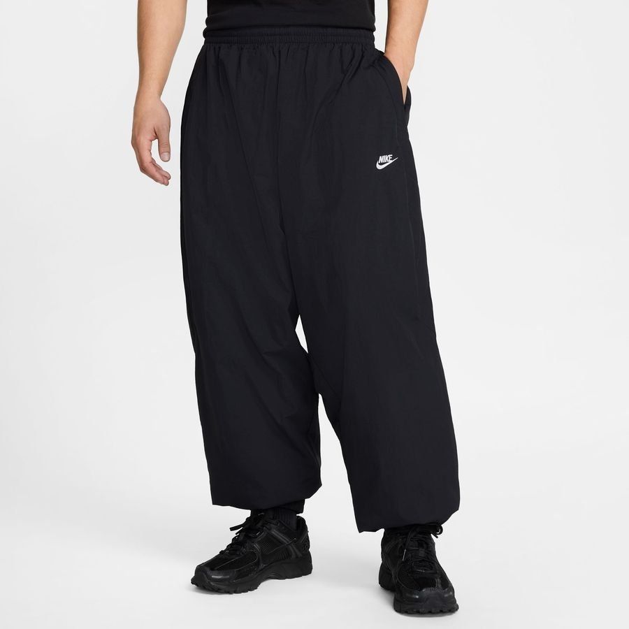Nike Bas de Survêtement Club Woven Oversized - Noir/Blanc