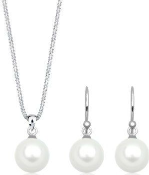 Elli - Sieradenset - 925 Sterling Zilver - Lengte 45 cm - Facetgeslepen