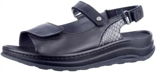Wolky zwart 0335020 - maat 37 sandaal zwart - maat 37 Calandschoen