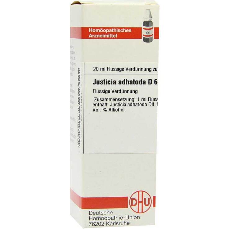 DHU Justicia adhatoda D 6 Dilution, 20 ml