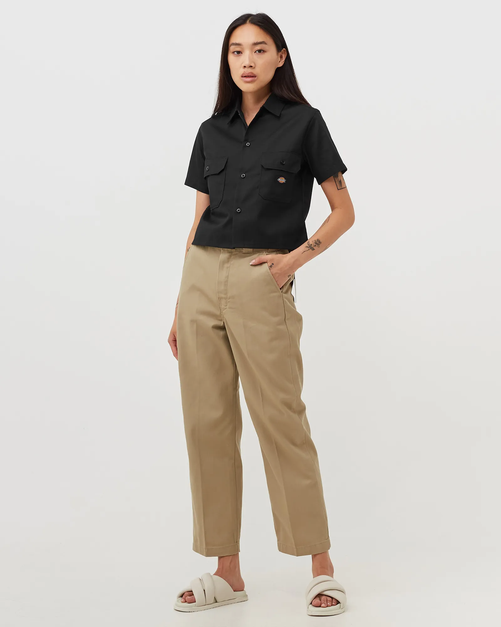 DICKIES WORK SHIRT SS W REC
