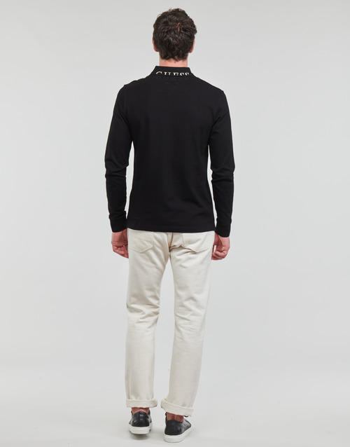 Guess - STU LS POLO - Noir