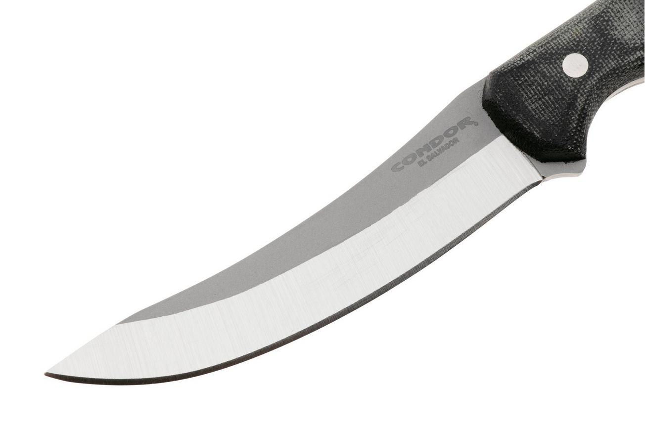 Condor K-Night Scullery CTK1836-46MSK, Blasted Satin Sandvik 14C28N, Black Micarta vaststaand mes, Jason Breeden design