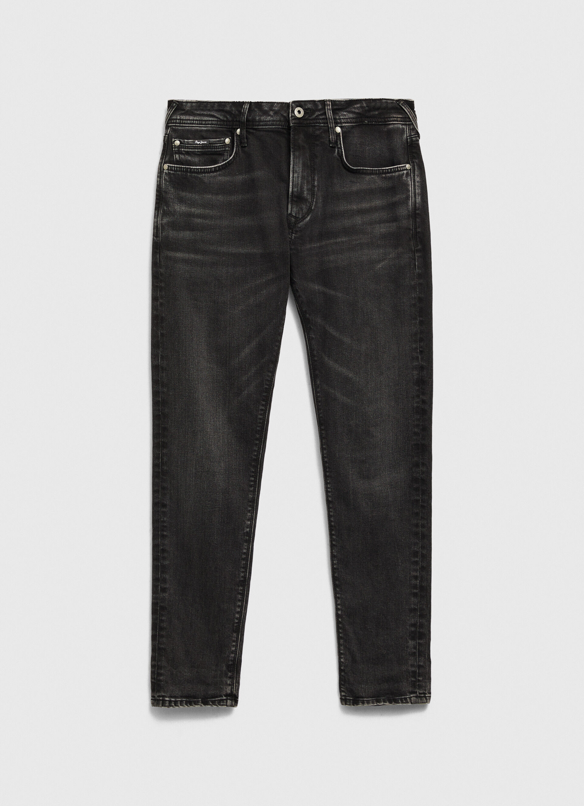 Calça jeans Stanley, corte e cintura regulares - jeans
