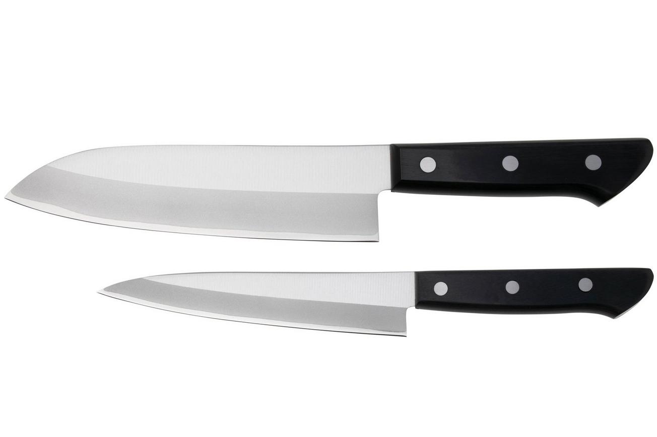 Tojiro Basic TBS-200, 2-delige messenset, santoku, petty
