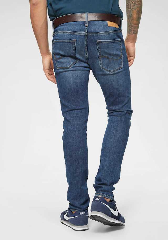 Jack & Jones Slim-fit-Jeans »JJIGLENN  Slim-Fit mit Stretch und praktischer 5-Pocket-Form« Baumwollmischung, slim fit
