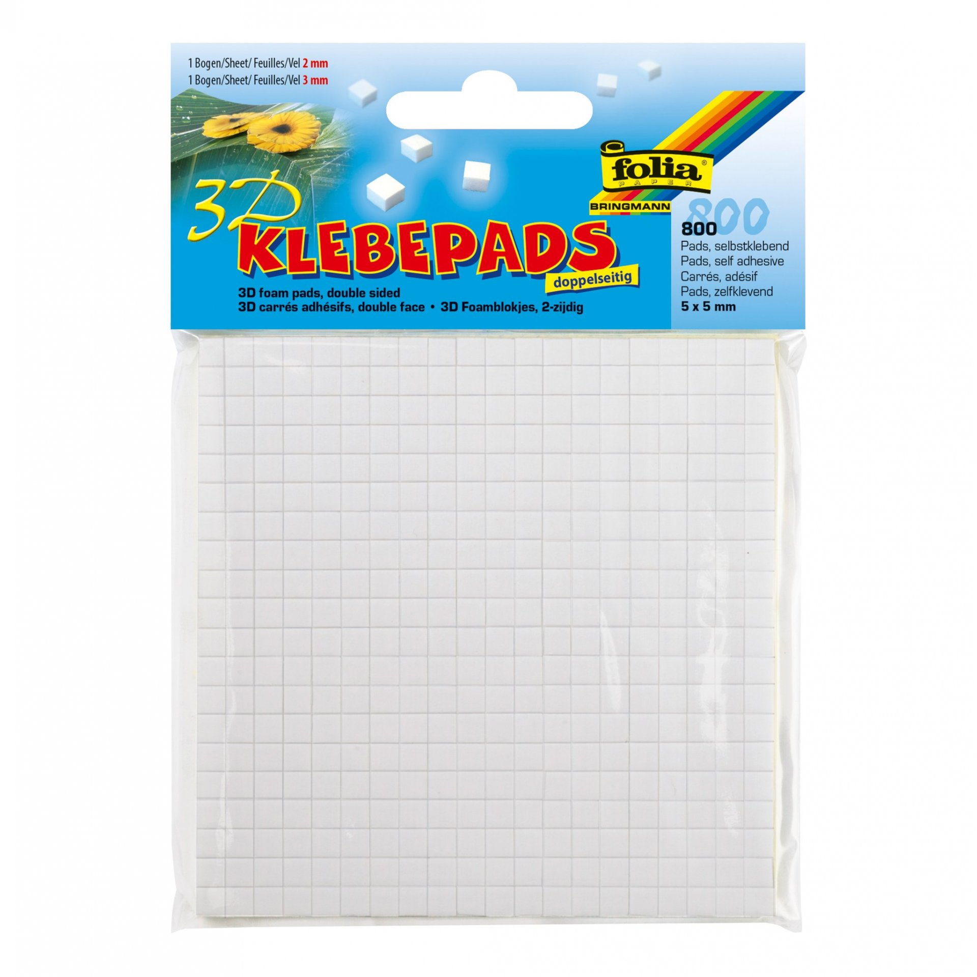 Doppelseitige Klebepunkte Schaumstoff