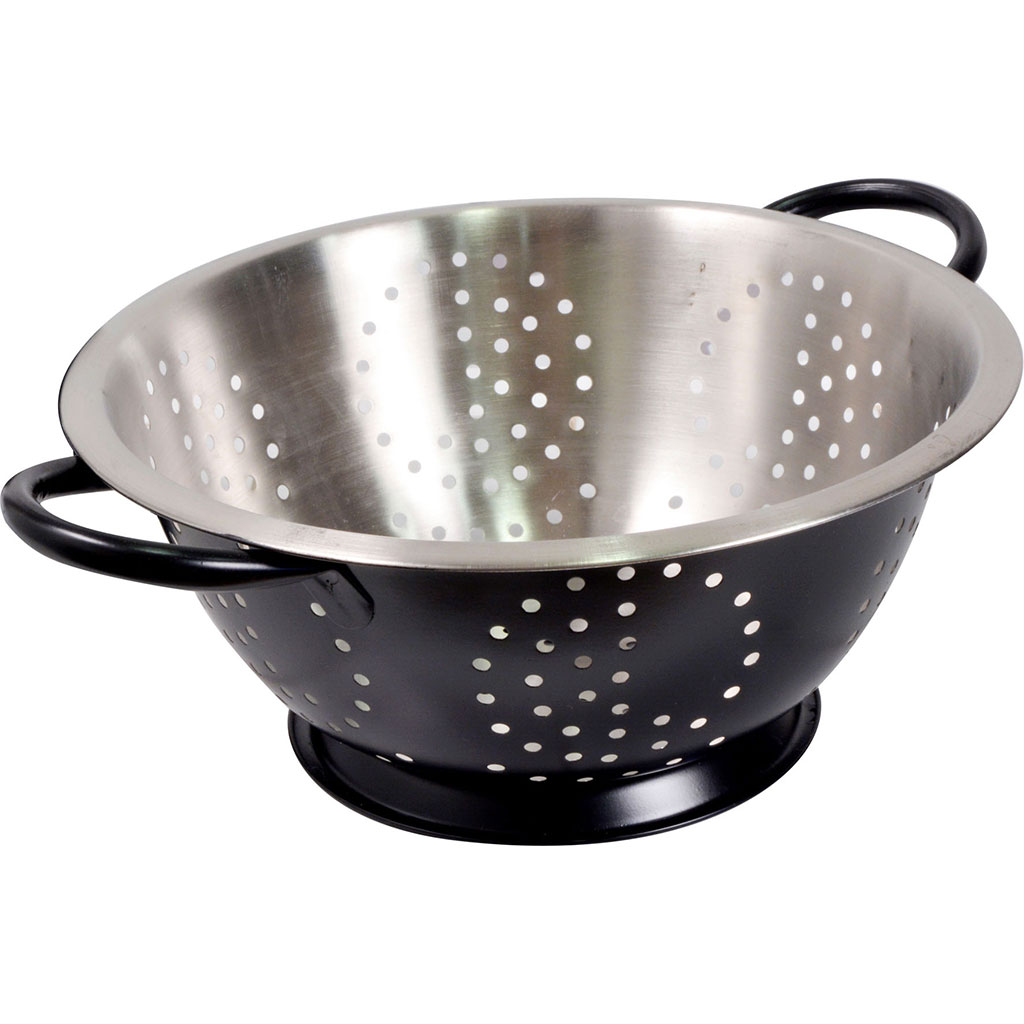 Passoire inox noire D 24cm