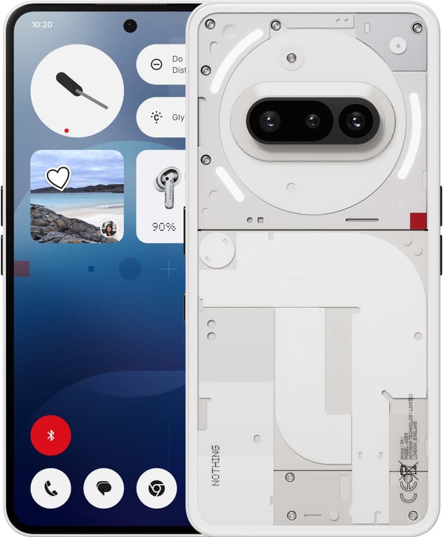 Nothing Phone (3a) 5G smartphone 12/256GB (hvid)