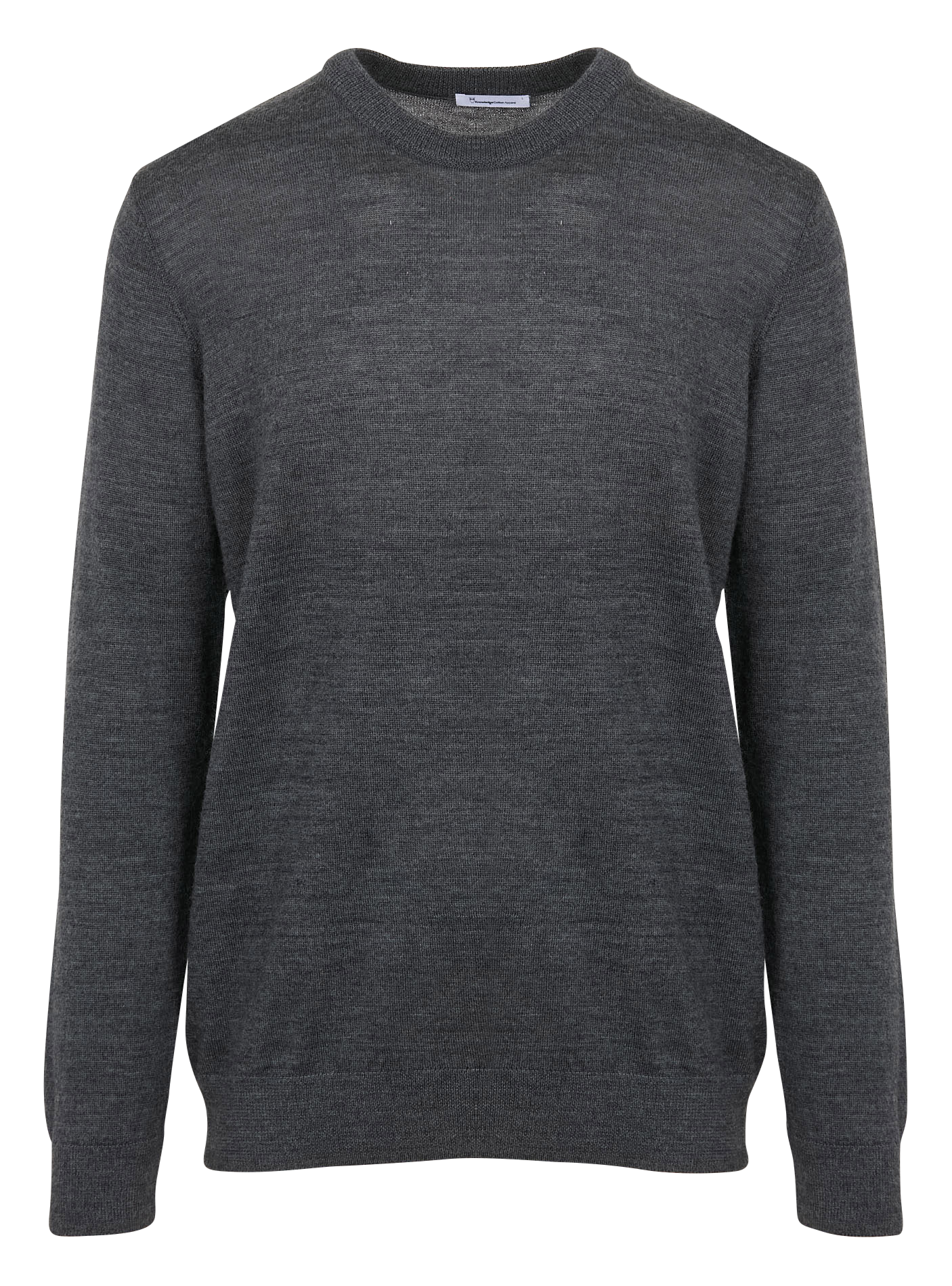 KARL - Pull col rond en laine | Argent