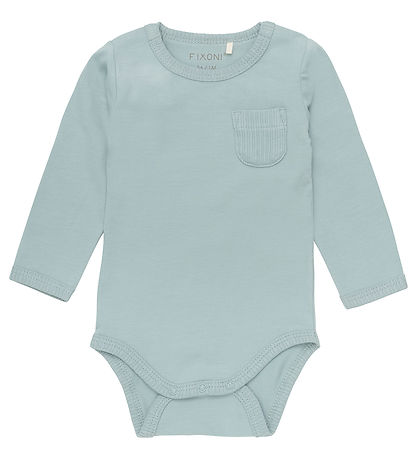 Fixoni Body l/æ - 2-pak - Rib - Sølver Blue