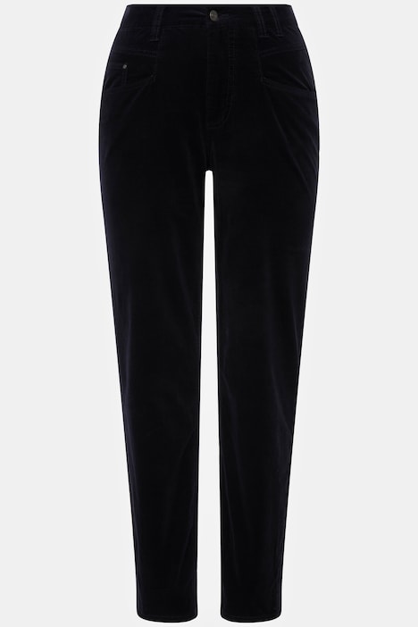 Cord-Karottenhose, weite Passform, 5-Pocket-Form