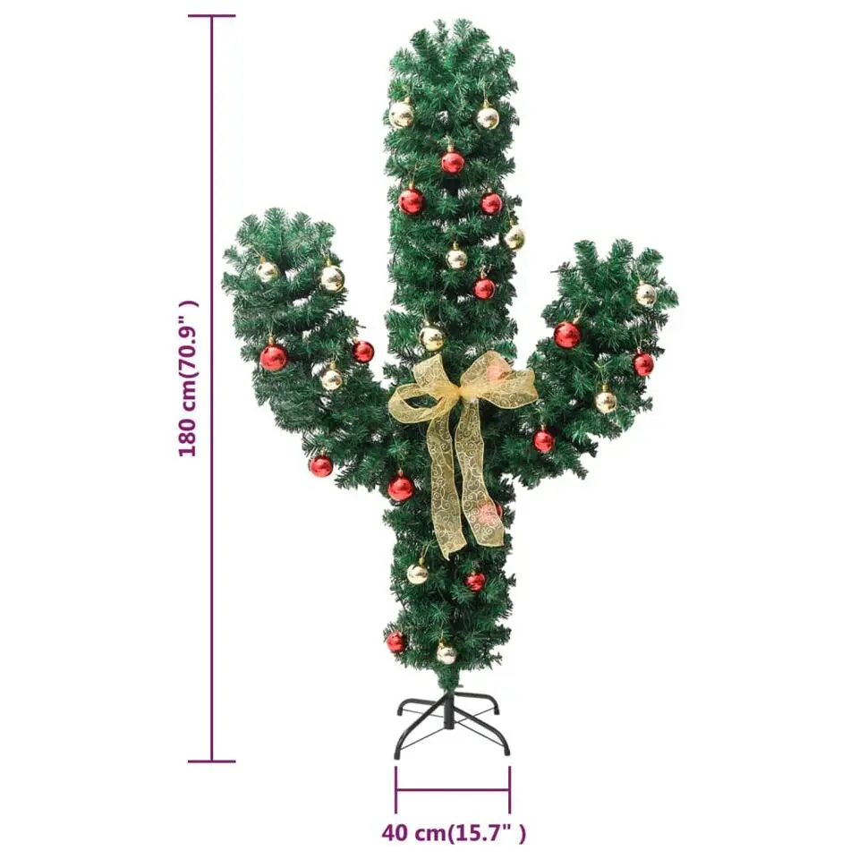 vidaXL - Kerstcactus - Groen - 180 cm