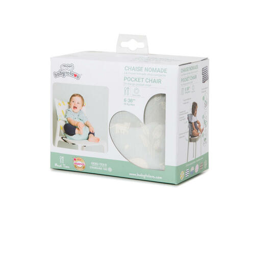 Chaise Nomade Green Tropic - BABYTOLOVE