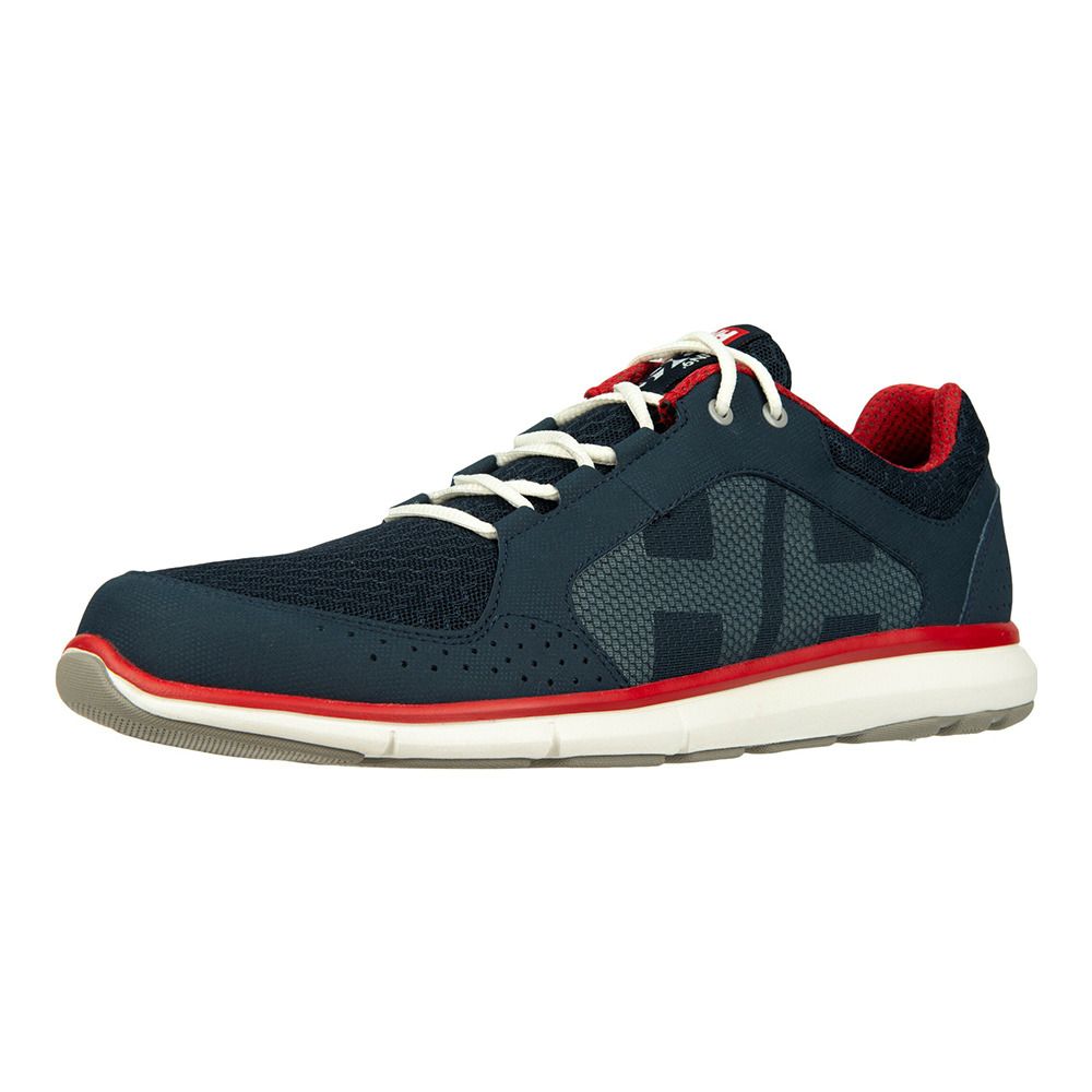 Helly Hansen AHIGA V4 HYDROPOWER - Chaussures Homme navy/flag red/off whit