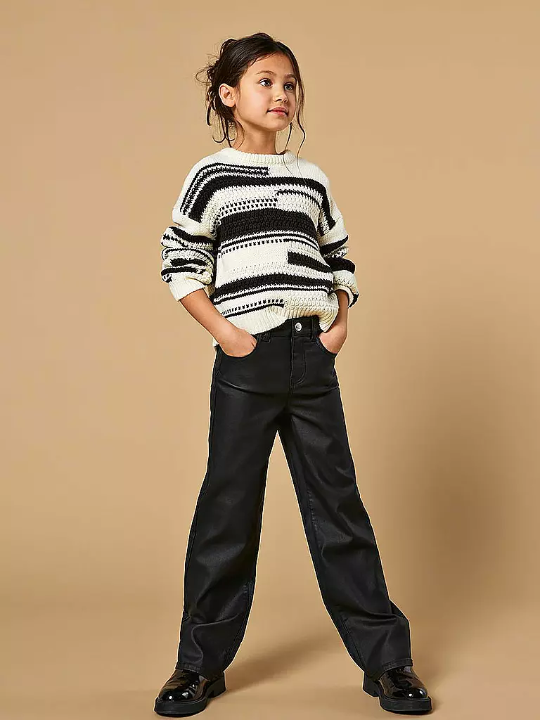 ONLY Mädchen Hose Flaired Fit KOGJUICY-NYA schwarz