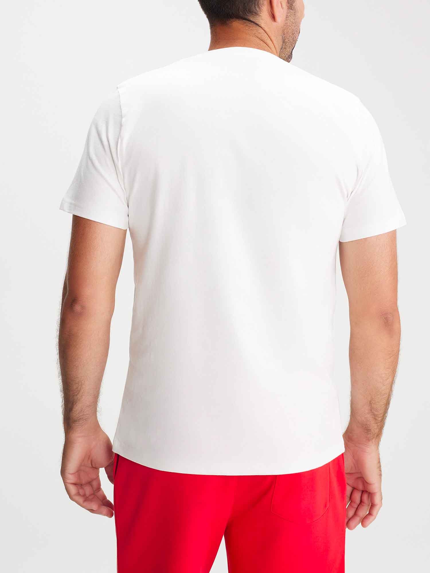 Tee Shirt Homme Manches Courtes Blanc