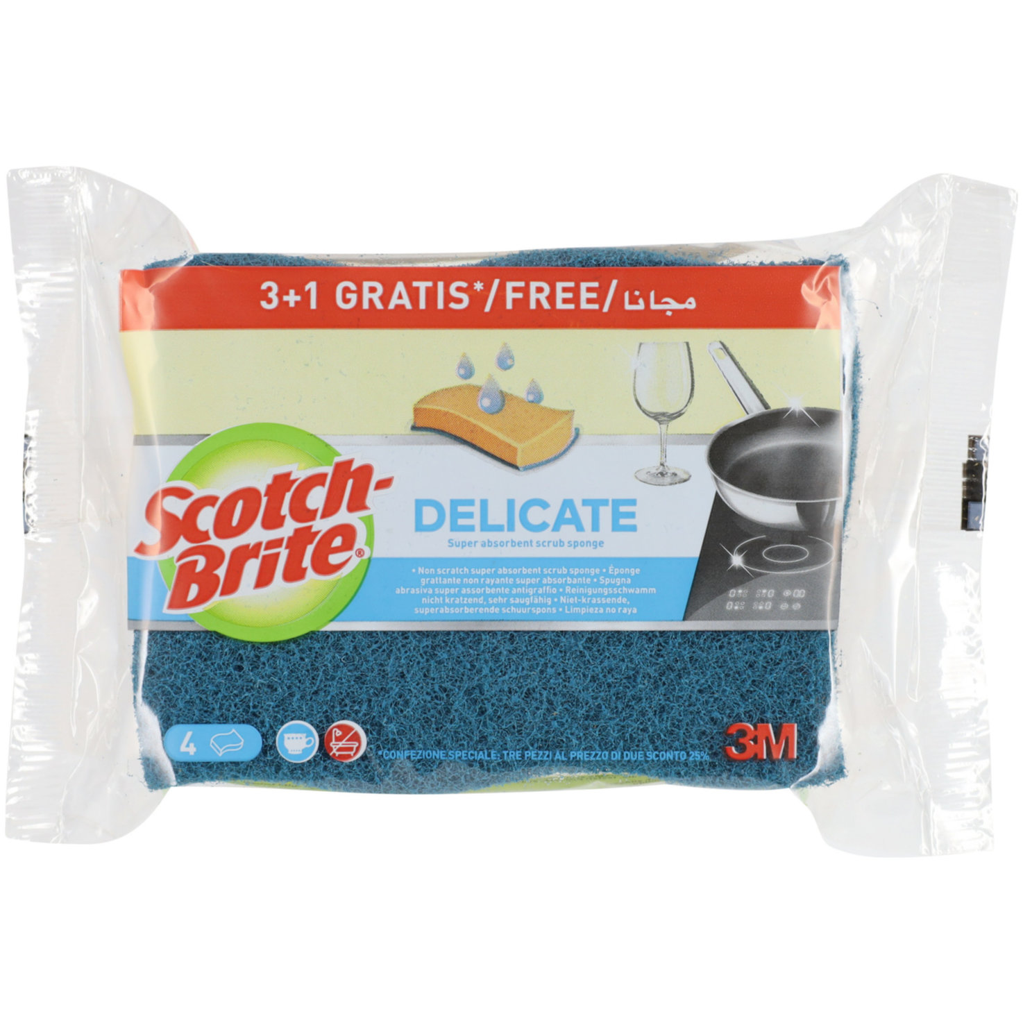 Scotch-Brite Schwamm Universal 4 Stück