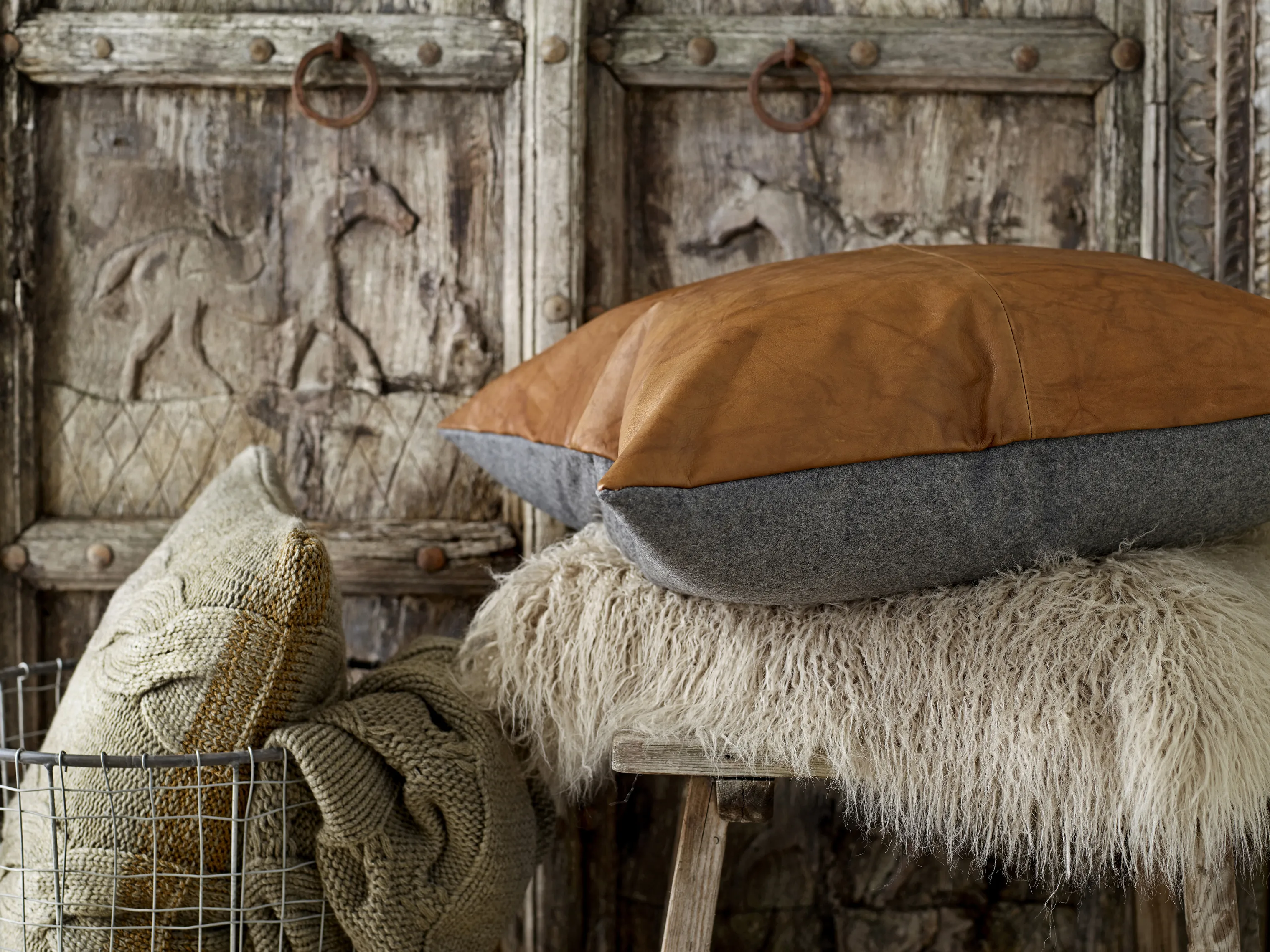 Södahl Lodge leather Pude