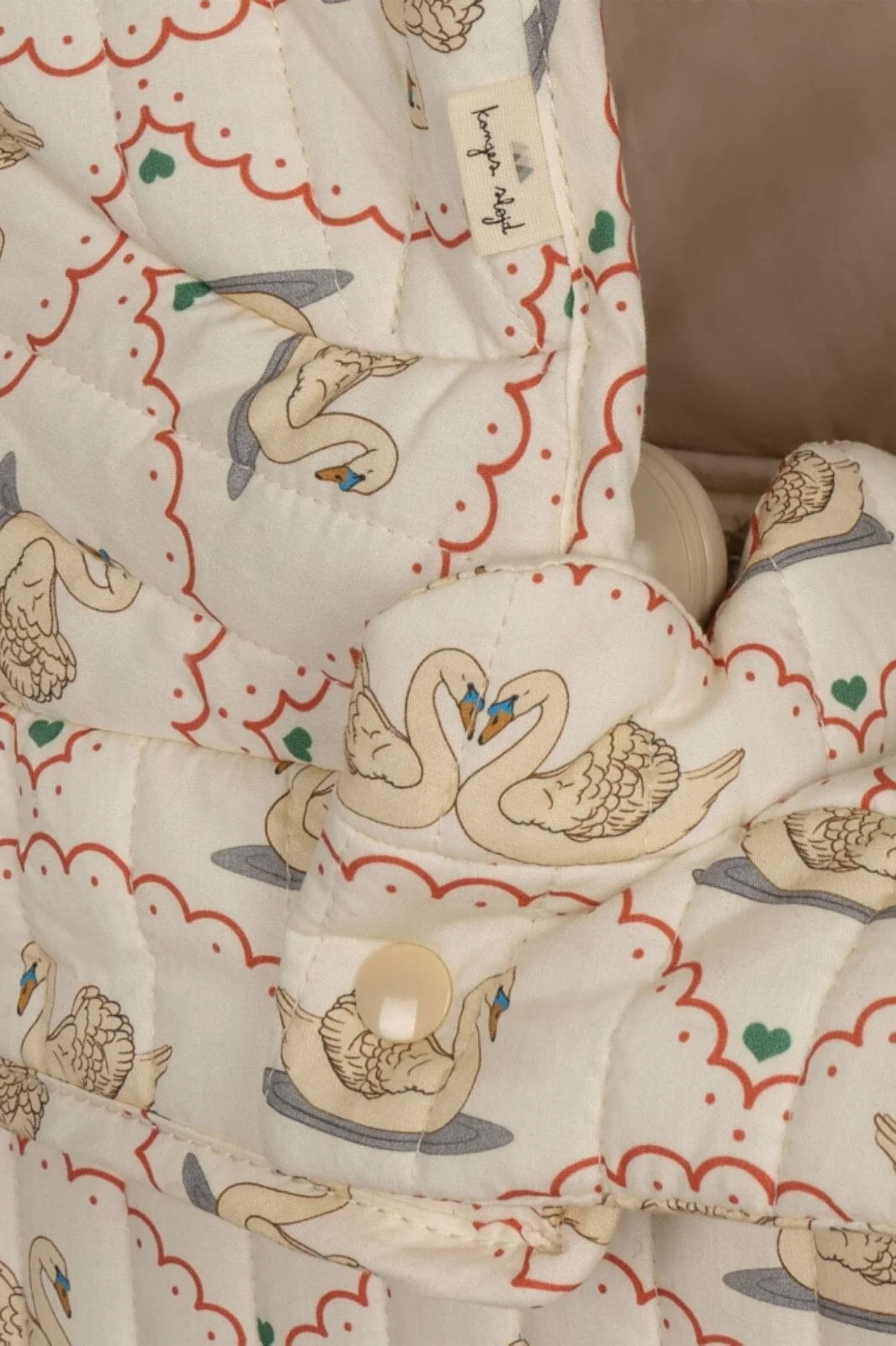 Konges Sløjd Doll Pram swan